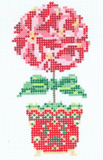 Wipstitch Needleworks - Poinsettia Topiary